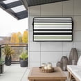 thumbnail image 2 of Outdoor TV Cover 58x37x4.5in, Abstract Minimalist Colorful Stripe Weatherproof TV Screen Protector with Zipper, Coarse Stripes Outside Television Cover Fits Up to 60-65", 2 of 9
