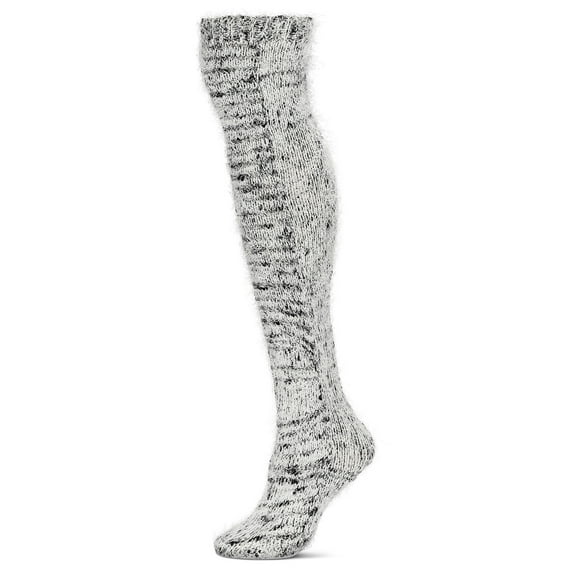 Legmogue Women's Ebbed Edge Chunky Knit Over The Knee Warm Sock - Womens - Female, One Size, Ivory