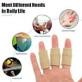 thumbnail image 6 of Unique Bargains Finger Sleeves Thumb Braces Support Compression for Arthritis Pain Beige, 6 of 6