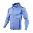 thumbnail image 2 of Guardurnaity Camiseta térmica de poliéster para hombre, elegante reemplazo reflectante de Color sólido, ropa con capucha de secado rápido para Abrigos y chamarras SG, 2 of 6
