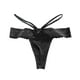 thumbnail image 2 of Gibobby Calzones de encaje para mujer Braguitas de diseño sexy Calzoncillos de algodón de tiro Cómodo Look sexy Ropa interior para damas(Negro,G), 2 of 5