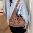 thumbnail image 4 of Win s Way Bow Drawstring Pleated Crossbody Shoulder Tote Bag for Women, 4 of 4