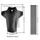 thumbnail image 2 of ADDHAT 1 De Guardabarros Para Negro Protección Resistente Y Práctico Para Uso En Y Carretera, 2 of 8