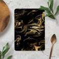 thumbnail image 4 of DesignSkinz Black & Gold Marble Swirl V7 Full-Body Skin Decal Wrap Cover for iPad Air (A1474/A1475/A1476), 4 of 4