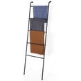 thumbnail image 1 of Escalera para manta y toalla OYEAL, acero negro, 158 x 45 cm, 1 of 7