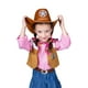 thumbnail image 2 of Disfraz de vaquera Dress Up America para niñas con camisa, chaleco y falda, 2 of 4