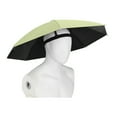 thumbnail image 2 of Naierhg 69CM UV Protection Umbrella Hat Hands-Free Sun Blocking Umbrella Hat with Elastic Headband Waterproof Adults Outdoor Fishing Folding Umbrella Hat, 2 of 8
