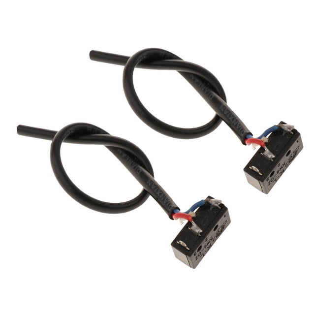 Interruptor de Límite a Prueba de Agua de 2 Paquetes Sellado IP67 Universal Microinterruptor Accesorios shamjiam Micro interruptor con línea