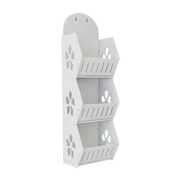 Bathroom Wall Shelf, Storage Shelf Organizer, 3-Tier Wall Mount Shelf Rack, Storage Shelf Bathroom Organizer