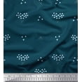 thumbnail image 1 of Soimoi Cotton Duck Fabric Dot & Floral Artistic Print Sewing Fabric Yard 42 Inch Wide, 1 of 5