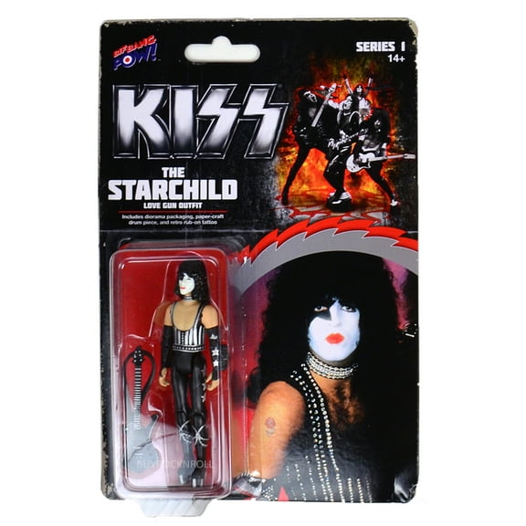 KISS Collectible2015 Bif Bang Pow Love Gun Starchild Paul Stanley 3 3/4" Figure