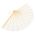 thumbnail image 5 of Minkissy Lightweight Wooden Foldable Hand Fan for Women, Romantic Design, Portable Accessory Perfect for Weddings and Special Occasions, 5 of 8