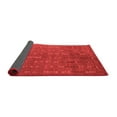 thumbnail image 2 of Ahgly Company Indoor Square Abstract Red Modern Area Rugs, 8' Square, 2 of 4