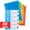 1, variant on 60 Tabs Binder Dividers for 3 Ring Binders, File Notebook Dividers with 11 Pre-punched Holes, Plastic 5 Sets 12 Tabs Dividers for School Supplies and Office Workers
