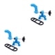 thumbnail image 3 of Sonducket Soporte de alineación de ruedas de bicicletas Reparación de ajuste de llanta trasera delantera de bicicleta de montaña de plástico Azul 2piezas Sonducket CBP237685, 3 of 6