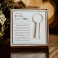 thumbnail image 3 of Through Thick and Thin Keychain - Friend.', 3 of 8