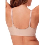 Bali T-Shirt Bra Comfort Revolution Front-Close Adjustable Straps Womens 3P66