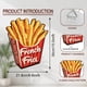 thumbnail image 2 of Letrero de metal vintage de papas fritas, 11 x 13,4 pulgadas, elegante, de comida rápida, divertido, de metal, delicioso, para pared, con diseño de papas fritas., 2 of 9