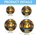 thumbnail image 6 of Palm Trees Stained Glass Sun Catcher Mountain Stained Glass Window Hanging, Suncatchers Lavender Wall Decor, for Women/Friends/Lover, Stained Glass Ornament 2025, Holiday, 6 of 6