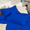 thumbnail image 3 of KOMFIT 800 Thread Count Duvet Cover set 100% Egyptian Cotton with Zipper Closure & Corner Ties 1 Pic Duvet Cover Egyptian Blue , Alaskan King (132x120), 3 of 5