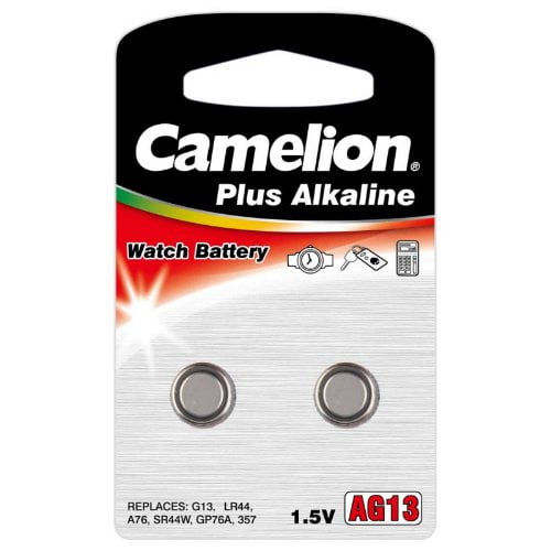 2 Pack Camelion Plus Alkaline High Energy Ag13 Lr44 1 5v Battery 2 Pk Each Walmart Com Walmart Com 2 Pack Camelion Plus Alkaline High Energy Ag13 Lr44 1 5v Battery 2 Pk Each Walmart Com Walmart Com