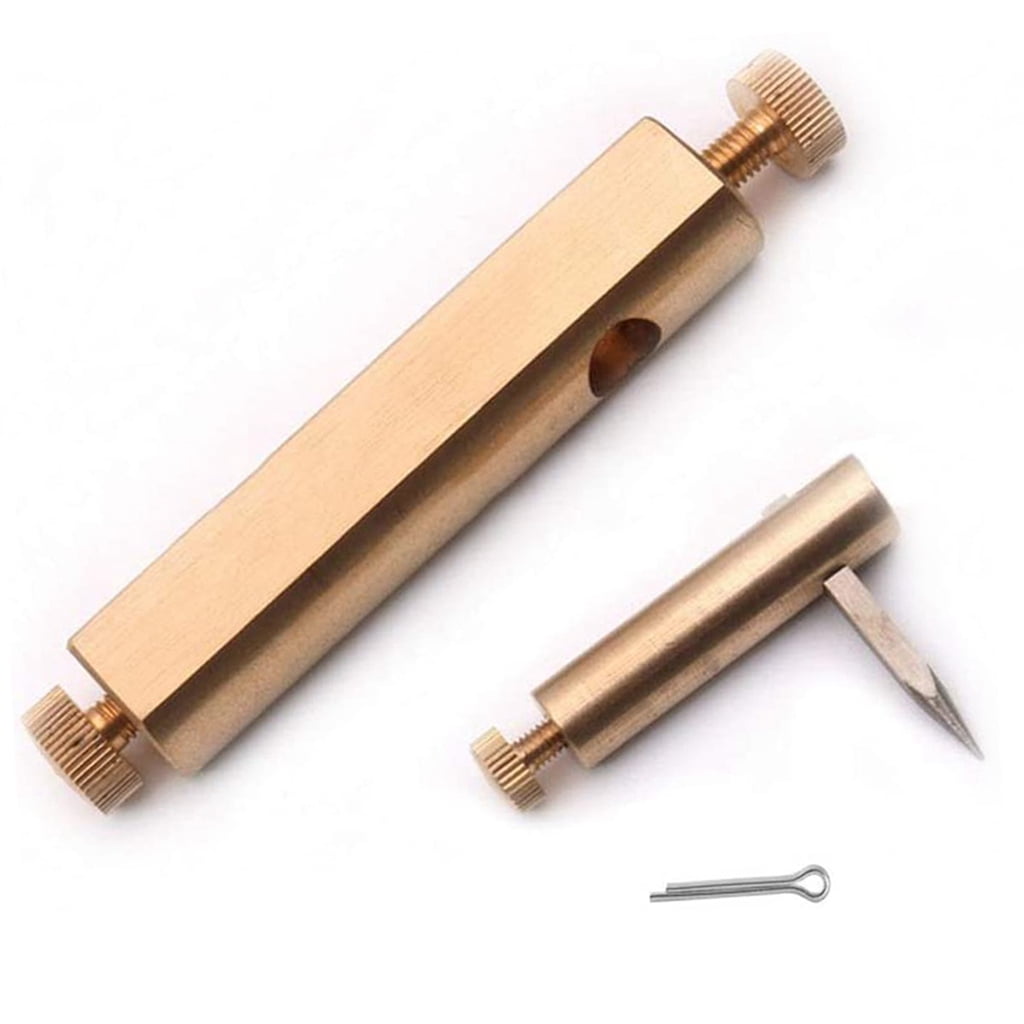 BQBQERT Inlay Inlaid Carver Luthier Tools Brass Purfling Tools for Making Violin Viola Musical Instrument Accessories