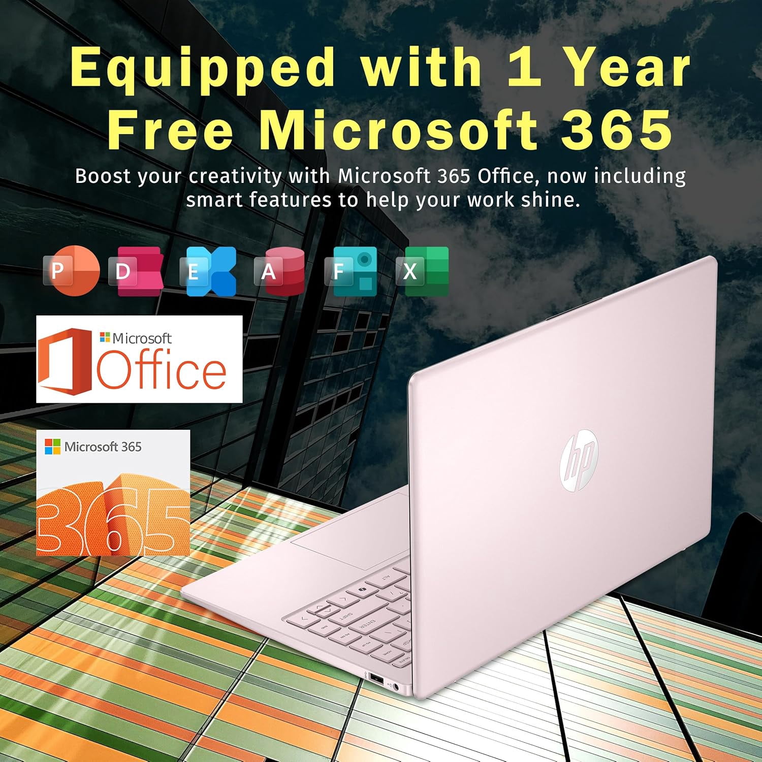 HP Newest 14" Laptop, Slim Light Laptop Computer for Students and Business, Intel 12th N150,1 Year Office 365, Webcam, HDMI, WiFi,8GB RAM,128GB eMMC Windows 11 Home/Gift Set Wirless Mouse+ HUB