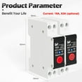 thumbnail image 3 of Mistaha Smart WiFi Circuit Breaker with Electricity Metering and Voice Control - Compatible with Alexa & Google Assistant - Remote Control via Mobile App - Timing Schedule Function - Device Sharing, 3 of 6