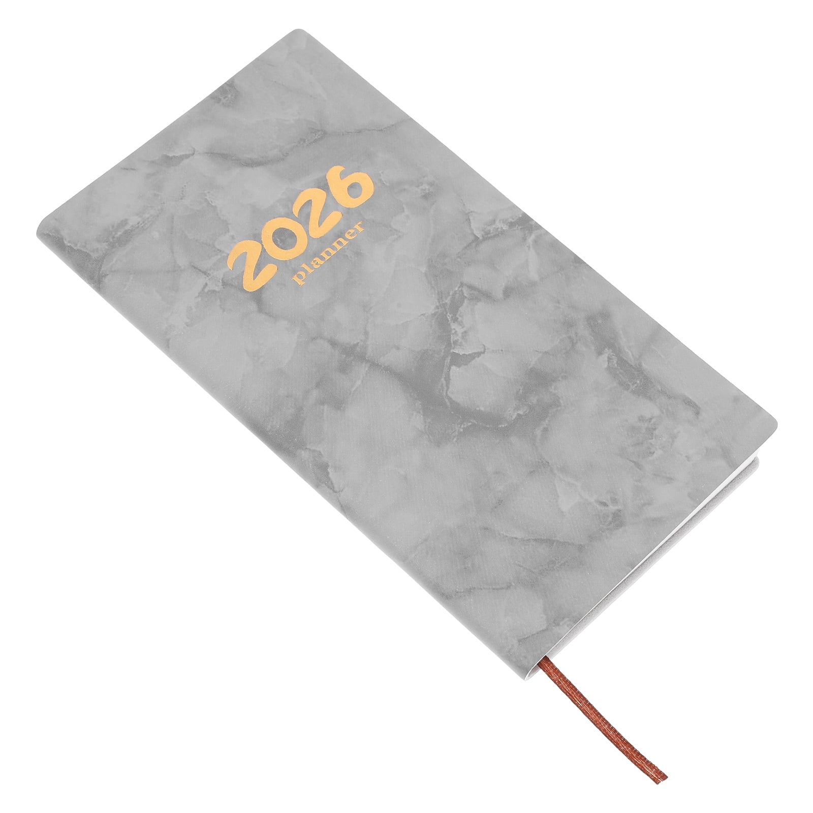LOLIPPYY Daily Task Planner Notebook in Grey with Portable Design for Efficient Time and Schedule Management