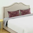 thumbnail image 3 of Yayeee Pillowcase Standard Size Set of 2 Satin Wrinkle Resistant Pillow Case, Circular Gold Pattern, 3 of 8