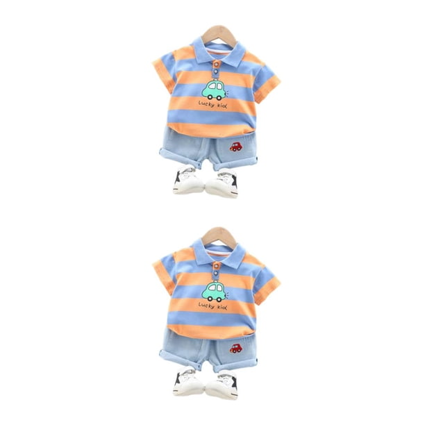 Qarigey Adorable estilo informal para niños, conjunto de pantalón y camisa, fiesta de viaje, banquete, niños, niñas, camisetas, pantalones Type7 NO7