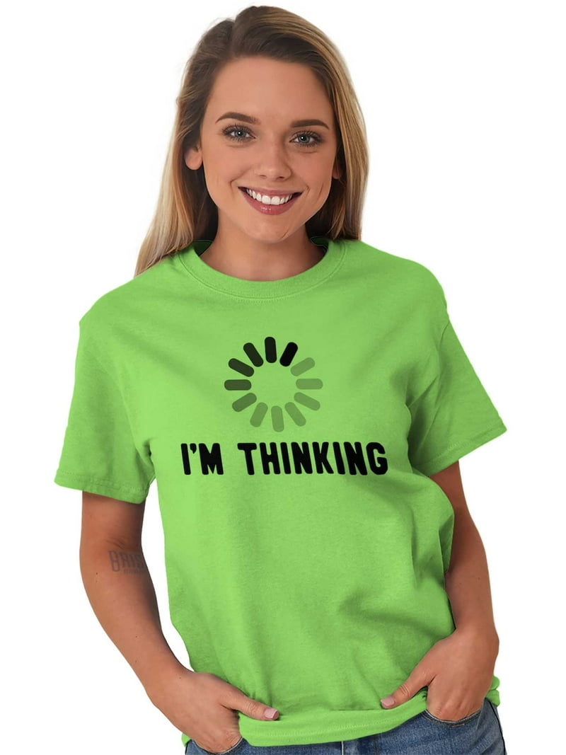 nerd Thinking Loading Computer Nerd Geek Men's Graphic T Shirt