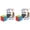 Black 2PCS, variant on YWIYIUD 2PCS Practical and Portable Puzzle Cubes Suitable for Adults and Teens 2.2x2.2x2.2inch Sturdy and Smoot Cubes Puzzles Toys for Birthday Gifts and Class Prizes