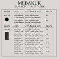 thumbnail image 5 of Mebakuk Round Table Cloth Linen Farmhouse Tablecloth Spill-Proof Antiwrinkle and Shrink Proof Tablecloth Decorative Fabric Table Cover for Dining and Outdoor Use (70 inch Round (4-6 Seats) Denim Blue), 5 of 6