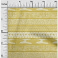 thumbnail image 2 of oneOone Viscose Jersey Yellow Fabric Mix Block Pattern Craft Projects Decor Fabric Printed By The Yard 60 Inch Wide, 2 of 4