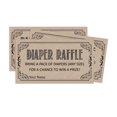 thumbnail image 4 of Inkdotpot 30Little Man Baby ShowerRustic Diaper Raffle Ticket Lottery Insert Cards Supplies Games For Baby Shower Party Bring A Pack Of Diapers To Win Favors Gifts And Prizes, 4 of 5