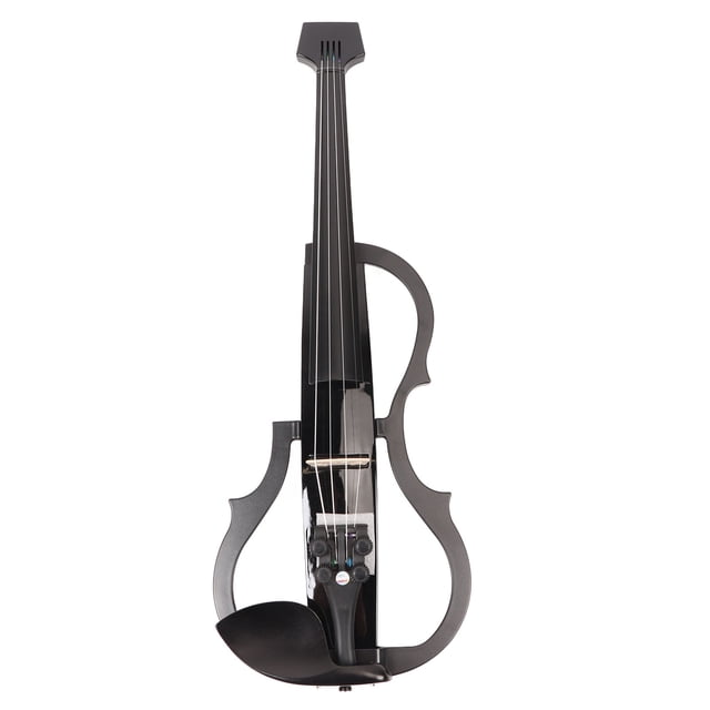 4/4 Electric Silent Violin, Electric Acoustic Violin Built In Pickup High Sensitivity Lightweight With Headphone For Daily Practice