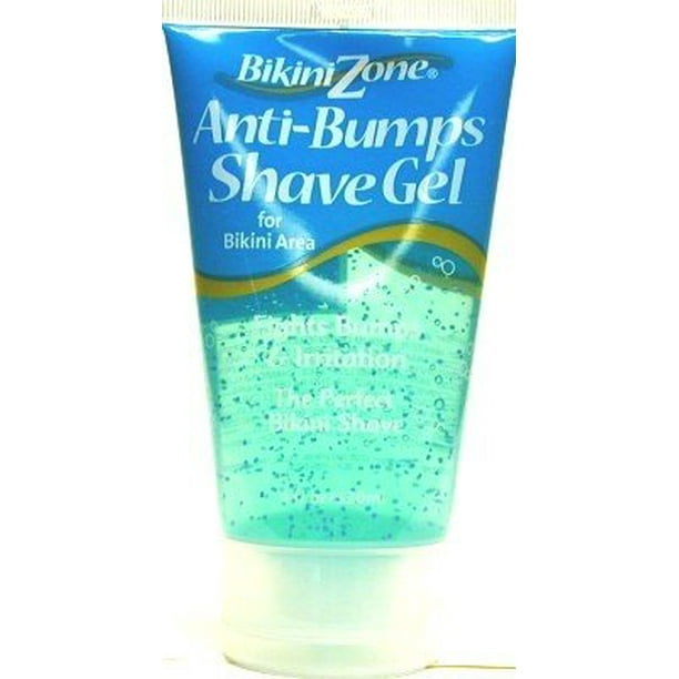 Bikini Zone AntiBumps Shave Gel 4 oz. (3Pack) with Free Nail File