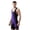 Black/Purple, variant on The Chest Sweep Men's Singlet