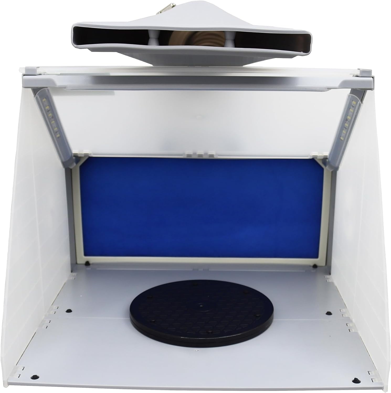 Airbrush Paint Spray Booth Kit Exhaust Spray Box Ventilating Fan Portable 110V