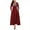 Wine, variant on asdoklhq Ladies Dresses Clearance $5,Dress for Women Casual Long Sleeve O Neck T Shirt Mini Swing Dresses Long Sleeve Flowy Tiered Ruffled Casual Party Fall Black Midi Dress