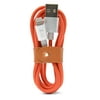 MOTILE Commuter Power Cord with Lightning® Connection, Red Orange