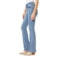 thumbnail image 3 of WallFlower Women's Luscious Curvy Bootcut Mid-Rise Insta Stretch Juniors Jeans (Standard and Plus), 3 of 5