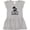 AC-Heather Grey, variant on Inktastic First Trip to Hawaii Vacation Girls Toddler Dress