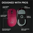 thumbnail image 6 of Logitech G Pro X Superlight 2 Dex Lightspeed Wireless Gaming Mouse, Pink, 6 of 14
