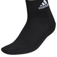 thumbnail image 2 of Boys adidas 6-Pack Cushioned Crew Socks Color: Black White Gray Size: 7-8.5, 2 of 4