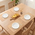thumbnail image 3 of Unique Bargains 6pcs Faux Leather Table Mats for Kitchen Apricot 16.9"x11.8", 3 of 6