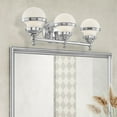 thumbnail image 6 of 5713-05 Livex Lighting Oldwick - 3 Light Bath Vanity in Modern Style - 24 Inches wide by 8.25 Inches high-Polished Chrome Finish, 6 of 16