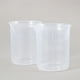 thumbnail image 5 of EeaseMX 2 vasos medidores de plástico PP de 100 ml para graduación, recipientes para líquidos, 5 of 7