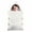 White, variant on YWDJ Newborn Blanket-Wrapped Plus Velvet Sleeping Bag Thick Knitted Sleeping Bag Woolen Stroller Beige 0-12 Months